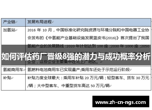 如何评估药厂晋级8强的潜力与成功概率分析