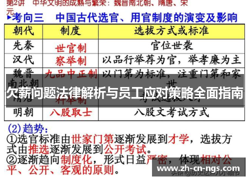 欠薪问题法律解析与员工应对策略全面指南