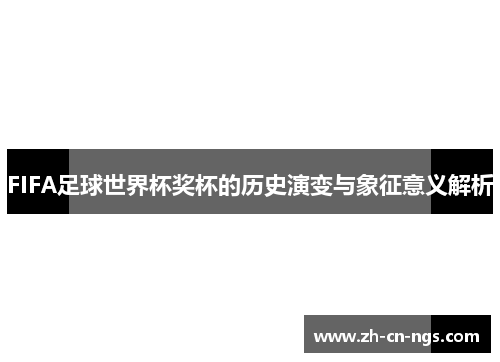 FIFA足球世界杯奖杯的历史演变与象征意义解析